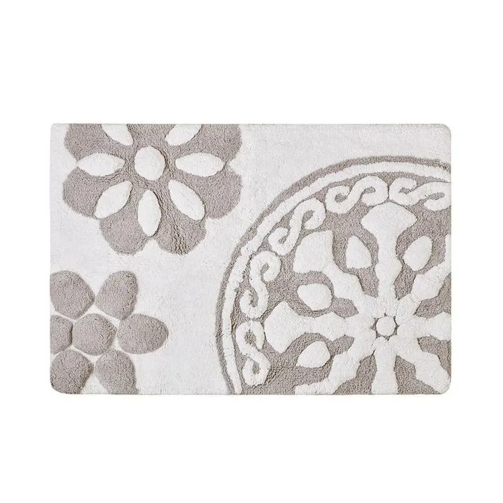 Madison Park White / Gray Casablanca Tufted Cotton 20